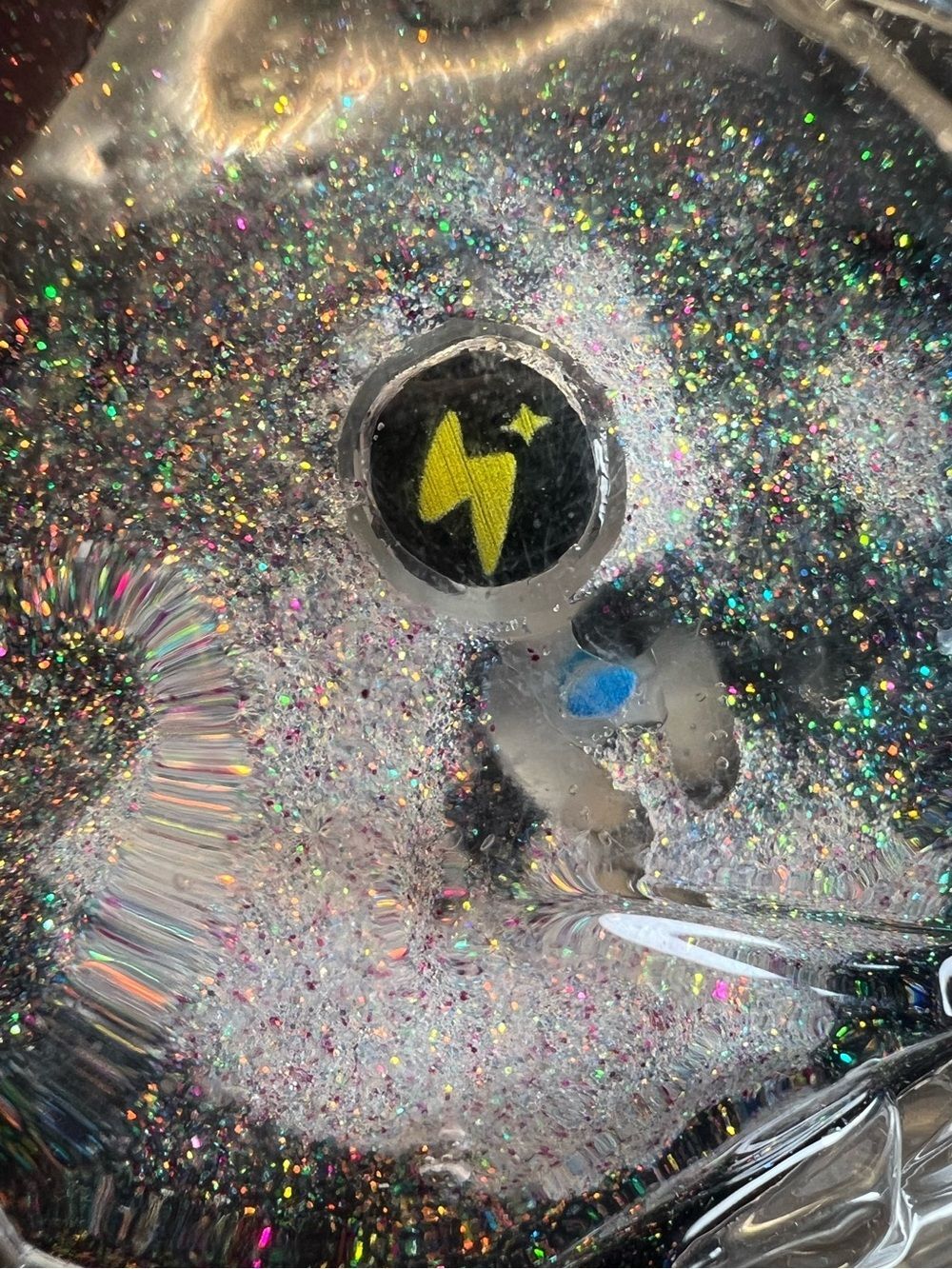 Glittery Astronaut “Romance Planet” series Squishy Toy